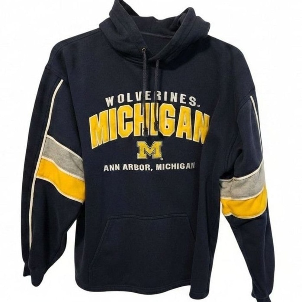Lee Sport Vintage University of Michigan Wolverines Big Ten Conference Hoodie